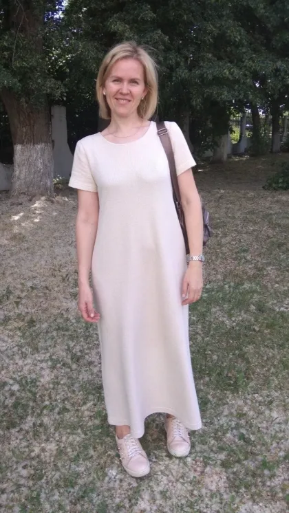 Марина до работы со стилистом